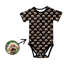 Picture of Personalized Photo Face Short - Sleeve Baby Onesies - Custom Face Baby Onesie - Baby Bodysuits - Sleeve with Your Dog's Face