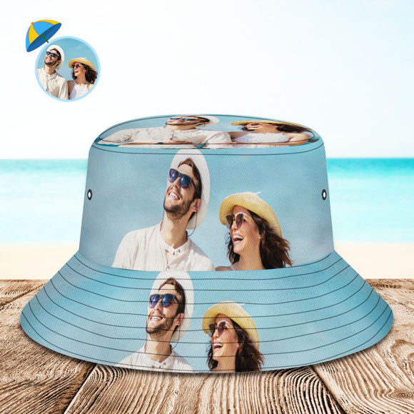 Picture of Custom Bucket Hat | Multi-avatar Fisherman Hat | Personalized Custom Bucket Hat | Gift for Friend, Family, Lover | Best Gifts Idea for Birthday, Thanksgiving, Christmas etc - Photo