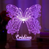 Picture of Custom Name Night Light With Colorful LED Lighting | Multicolor Butterfly Night Light With Personalized Name  | Best Gifts Idea for Birthday, Thanksgiving, Christmas etc.