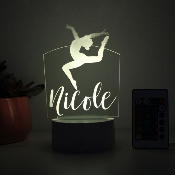 Picture of Custom Name Night Light With Colorful LED Lighting | Multicolor Dance Jumping Night Light With Personalized Name  | Best Gifts Idea for Birthday, Thanksgiving, Christmas etc.