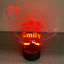 Picture of Custom Name Night Light With Colorful LED Lighting | Multicolor Dinosaur with a Bow Light With Personalized Name   | Best Gifts Idea for Birthday, Thanksgiving, Christmas etc.