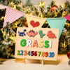 Picture of Personalized Wooden Puzzle Name Board - Custom Toy for Baby and Kids - Custom Name Puzzle for Toddlers - 1st Birthday Gift for Baby