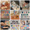 Picture of Personalized Wooden Puzzle Name Board - Custom Gift for Baby and Kids - Custom Name Puzzle- 1st Birthday Toy for Son