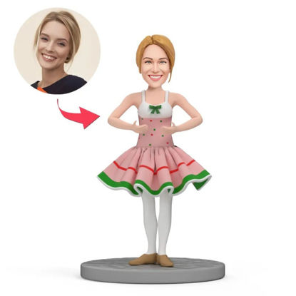 Picture of Custom Bobbleheads: Ballet Dancer | Personalized Bobbleheads for the Special Someone as a Unique Gift Idea｜Best Gift Idea for Birthday, Thanksgiving, Christmas etc.
