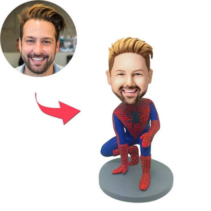 Picture of Custom Bobbleheads: Spiderman Popular | Personalized Bobbleheads for the Special Someone as a Unique Gift Idea｜Best Gift Idea for Birthday, Thanksgiving, Christmas etc.