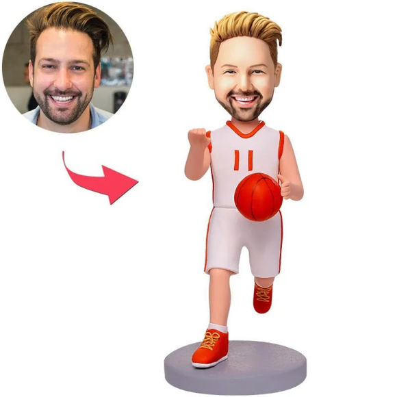 Picture of Custom Bobbleheads: Number 11 Basketball Player | Personalized Bobbleheads for the Special Someone as a Unique Gift Idea｜Best Gift Idea for Birthday, Thanksgiving, Christmas etc.