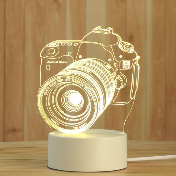 Picture of 3D Illusion LED Night Lights in Various Shapes | Best Gifts Idea for Birthday, Thanksgiving, Christmas etc.