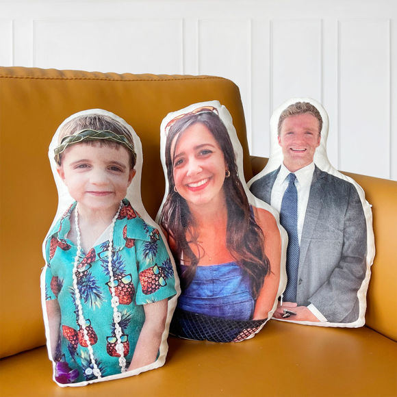Picture of Personalized 3D Human Face Photo Pillow｜Best Gift Idea for Birthday, Thanksgiving, Christmas etc.
