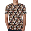 Picture of Custom Face Photo T-Shirt – Personalized Pet Avatar Short Sleeve – Customized Pet Multi-Avatar Replica T-Shirt
