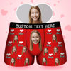 Picture of Custom Face Men's Boxer Briefs - Love Heart Style Underwear - Gift for Husband - Belt Text Boxer Briefs Gift