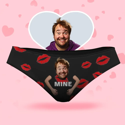 Picture of Custom Face Women's Panties - It's Mine Style Underwear - Gifts for Wife and Girlfriend