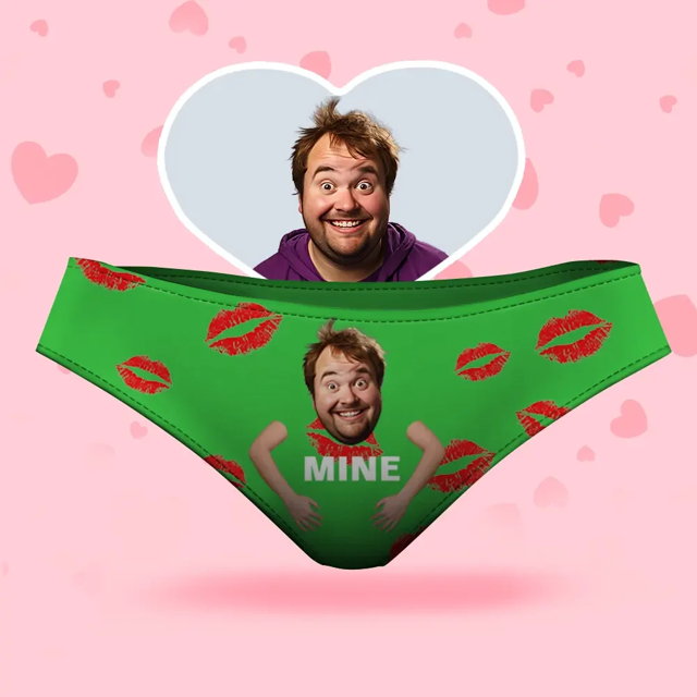 Picture of Custom Face Women's Panties - It's Mine Style Underwear - Gifts for Wife and Girlfriend