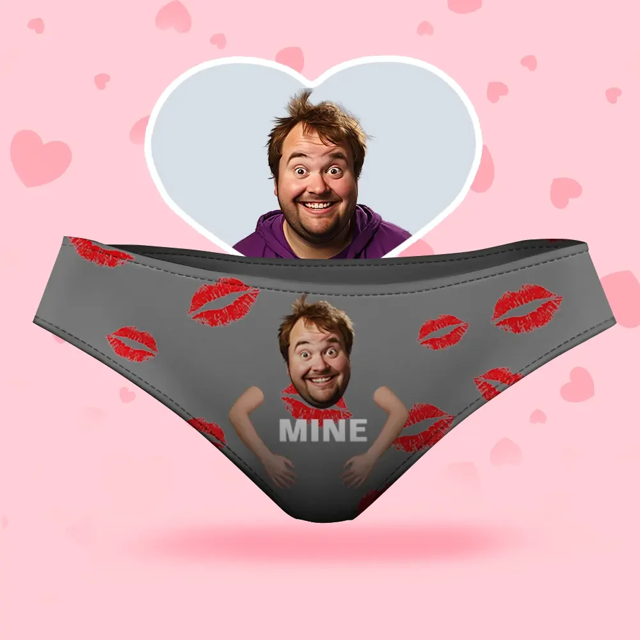 Picture of Custom Face Women's Panties - It's Mine Style Underwear - Gifts for Wife and Girlfriend