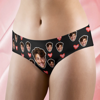 Picture of Custom Face Women's Panties - Pink Heart With His Face Style Underwear - Gifts for Wife and Girlfriend