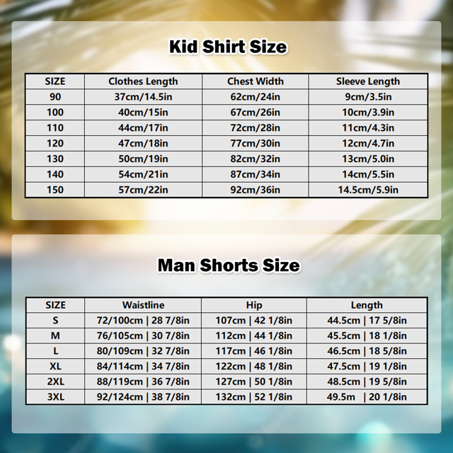 Picture of Custom Photo Hawaiian Shirts & Shorts - Personalized Face Photo Short Sleeve Casual Hawaiian Shirts for Family - Best Summer Beach Party Shirts - Style #11