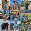 Picture of Custom Photo Hawaiian Shirts & Shorts - Personalized Face Photo Short Sleeve Casual Hawaiian Shirts for Family - Best Summer Beach Party Shirts - Style #11