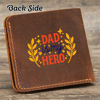 Picture of Custom Father's day Wallet - Personalized Wallet for Dad - Gift for Christmas Birthday