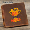 Picture of Custom Father's day Wallet - Personalized Wallet for Dad - Gift for Christmas Birthday