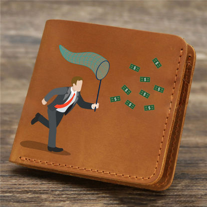 Picture of Custom Funny Wallet - Personalized Wallet for Christmas and Birthday