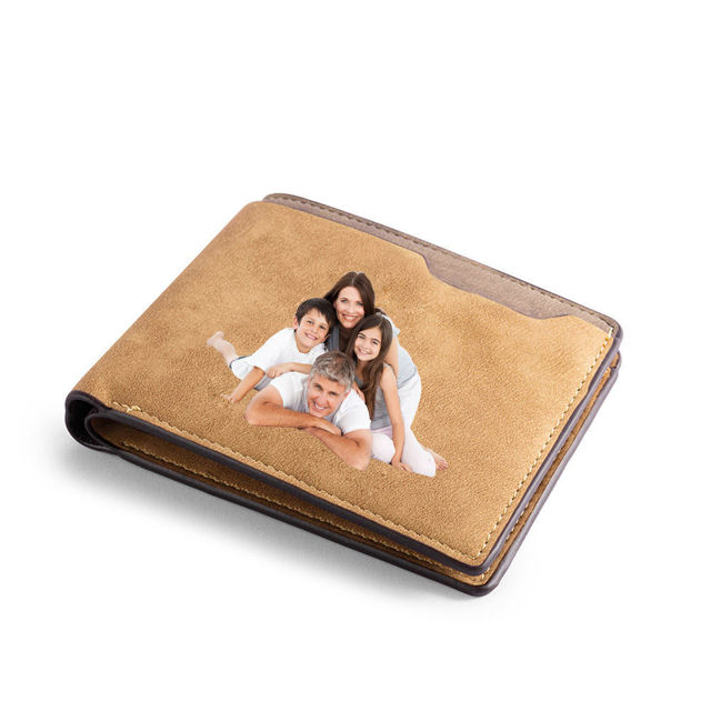 Picture of Custom Photo Wallet - Personalized Wallet for Loved One - Best Birthday Gift for Parents