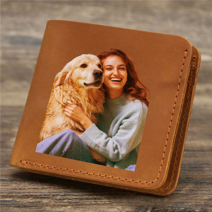 Picture of Custom Photo Wallet - Personalized Wallet Father's Day Gift - Christmas Gift, Birthday Gift
