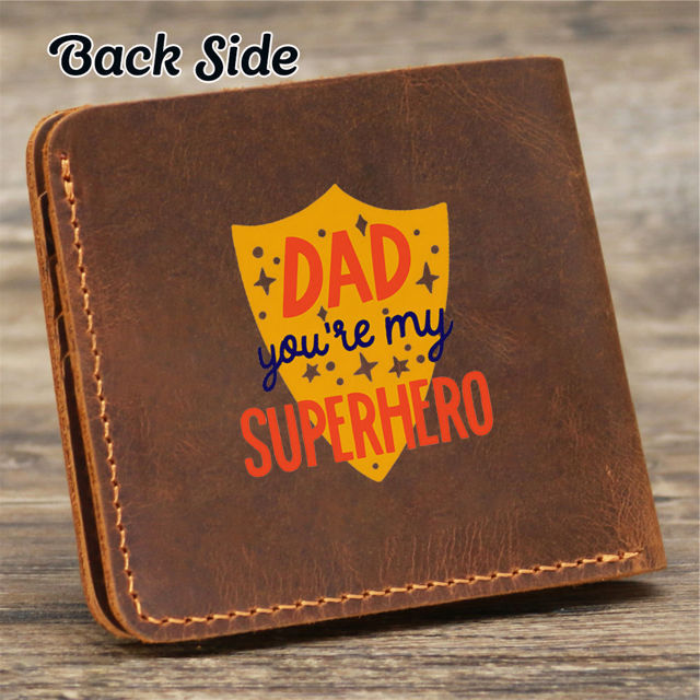 Picture of Custom Photo Wallet - Personalized Wallet Father's Day Gift - Christmas Gift, Birthday Gift