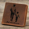 Picture of Custom Wallet for Men - Personalized Wallet for Loved One - Father's Day Birthday Gift