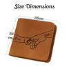 Picture of Custom Wallet for Men - Personalized Wallet for Loved One - Father's Day Birthday Gift