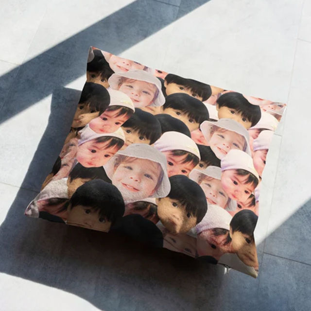 Picture of Personalized Face Pillowcase  - Pillowcase with Multiple Faces Styles - Housewarming Gift - Gift For Christmas or Birthday