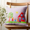 Picture of Personalized Kids Artwork Pillow Case  - Custom Pillow Case with Kids' drawing - Birthday Gift And Home Decor