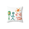 Picture of Personalized Kids Artwork Pillow Case  - Custom Pillow Case with Kids' drawing - Birthday Gift And Home Decor