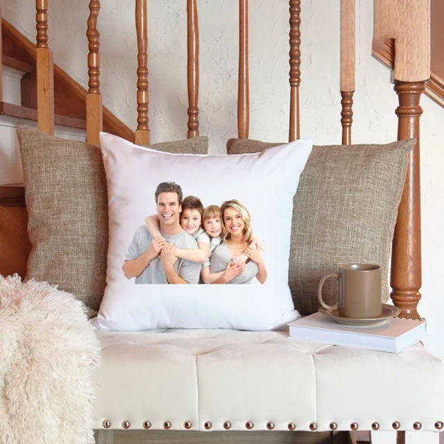 Picture of Personalized Photo Pillow case  - Custom with Family Photo - Housewarming Gift - Christmas Gift