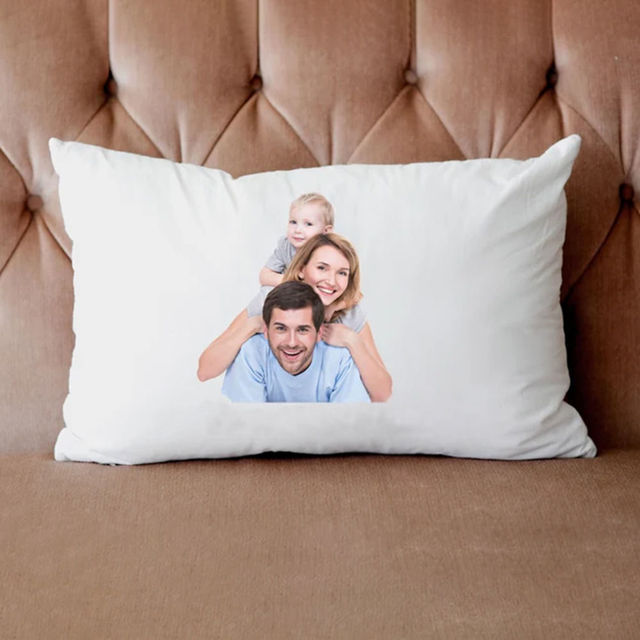 Picture of Personalized Photo Pillow case  - Custom with Family Photo - Housewarming Gift - Christmas Gift