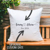 Picture of Personalized Couple Name Pillow case - Custom Pillow case with Loved One's Name - Gift For Valentine's Day