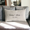 Picture of Personalized Couple Name Pillow case - Custom Pillow case with Loved One's Name - Gift For Valentine's Day