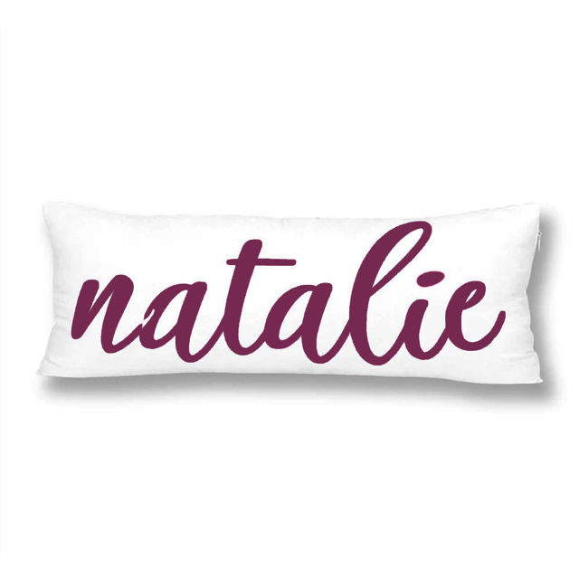 Picture of Personalized Name Pillow case - Custom With Your Name - Best Gift for Christmas, Anniversary, Birthday Or Valentines Day