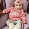 Picture of Personalised Baby and Toddler Embroidered Sweaters - Custom Name Embroidered Sweaters - Custom Knitted Christmas Sweaters