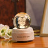 Picture of Custom 3D Laser Crystal Ball  - Laser Etched Photo in a Ball  Memory Gifts For Dad Mom Children Parents