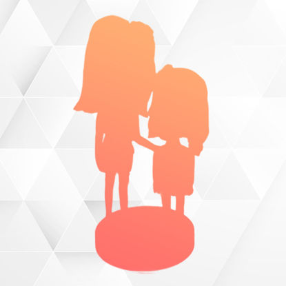 Picture of Custom Bobbleheads: Adult and Child dolls | Customized Bobblehead | Personalized Bobbleheads for the Special Someone as a Unique Gift Idea｜Best Gift Idea for Birthday, Christmas, Thanksgiving etc.