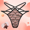 Picture of Custom Face Thong Boyfriend Multi Face Funny Sexy Photo Thongs - Best Gift for Her