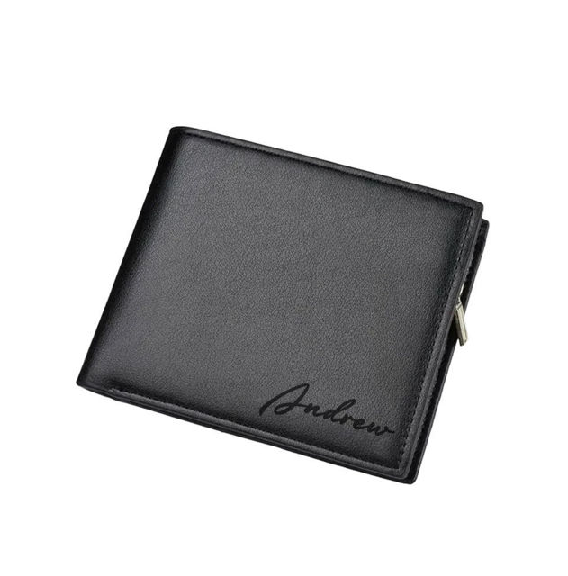 Picture of Custom Engraved Trifold Wallet - Personalized Name Wallet for Men - Christmas Gift