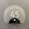 Picture of Custom Printing House Sign with Solar Light - Round Acrylic Number Door Signs Plaque - LED Lit Number