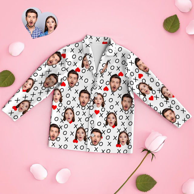 Picture of Personalized Pajamas Customized Avatar Pajamas Couple's Pajamas Home Creative