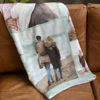 Picture of Custom Family Photo Blanket - Personalized Blanket with Family Name - Best Birthday Gift