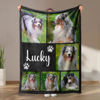 Picture of Custom Photo Blanket | Personalized Family Blanket with 3 Photos | Make Your Own Blankets | Gifts for Family