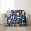 Picture of Customized Photo Blankets for Mother's Day | Gift for Nana | Christmas Gift