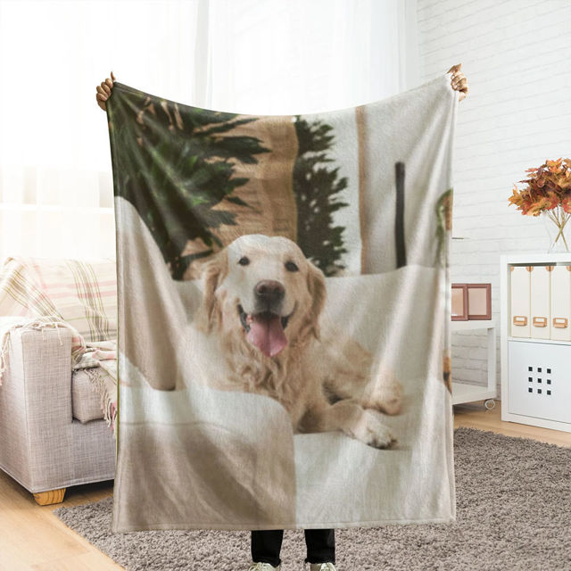 Picture of Personalized Happy Moments Blankets | Custom Photo Blanket | Best Couple Gifts