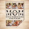 Picture of Custom Photo Blanket | Mom Blanket | Collage Blanket for Mother's Day - Gift for Mum