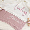 Picture of Personalized Embroidered Baby Blanket - Baby Personalized Name Knit Blanket - Custom Baby Windproof Quilt