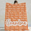 Picture of Personalized Grandma Blanket with Kids Name | Gift for Nana | Best Mother's Day Gift